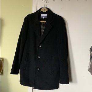 Calvin Klein Precious Fiber Blend Coat 